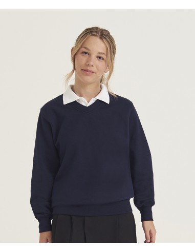 A-AC003-Sweat-shirt col V Senior Academy